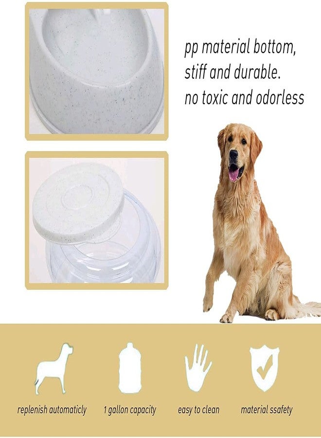 TGOPIT مجموعة موزع طعام القطط الأوتوماتيكي من تيغوبيت، وعاء طعام للتعبئة التلقائية بالجاذبية، حاوية تخزين، نافورة، موزع طعام الكلاب، موزع طعام الحيوانات الأليفة ذاتي التوزيع بالجاذبية [3.5 لتر] - Image 3